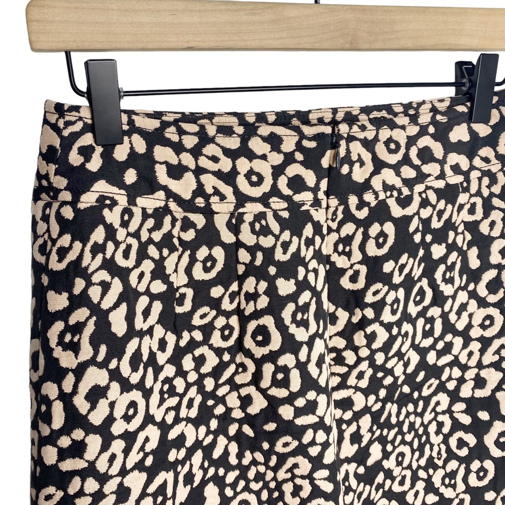 LOFT leopard skirt size 0 EUC - Picture 5 of 7